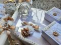 Комплект за кръщене в екрю,бяло и бежаво - Изображение 2